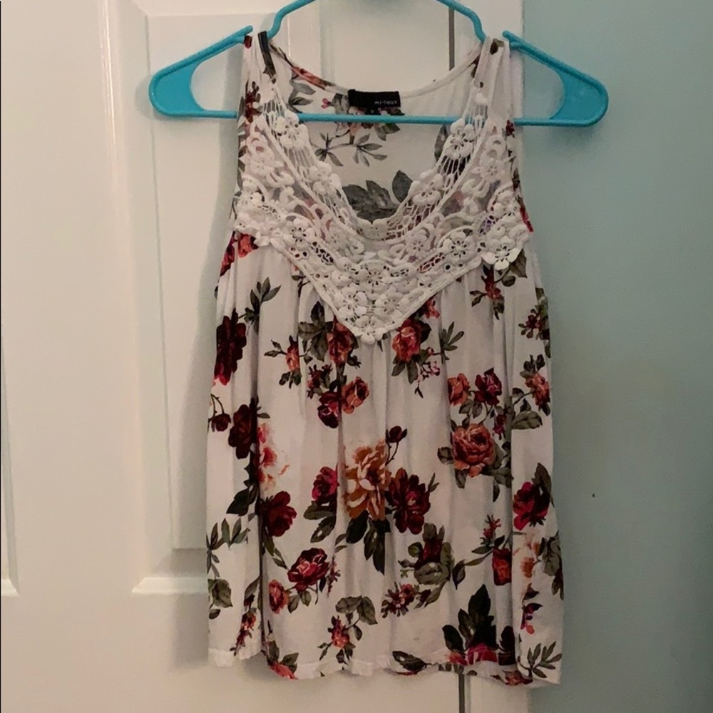 Floral tank top